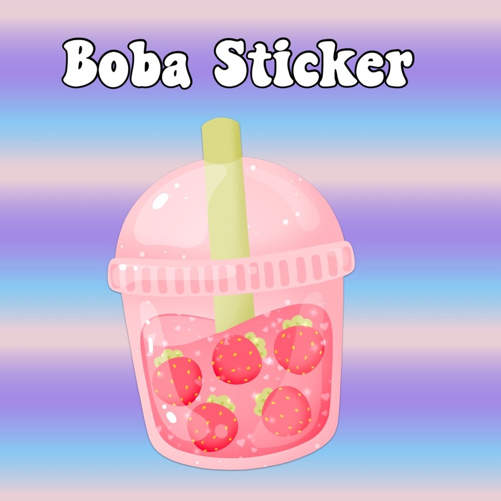 5/$5 Kawaii Sticker Boba